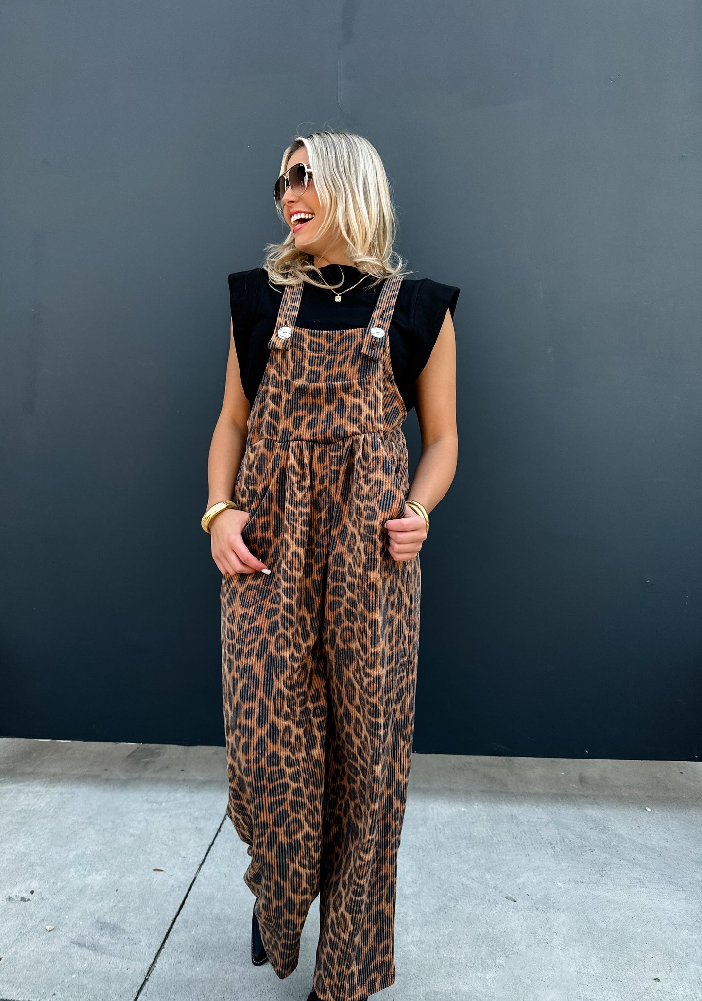 PreOrder -Cheetah Karli Boho Overalls