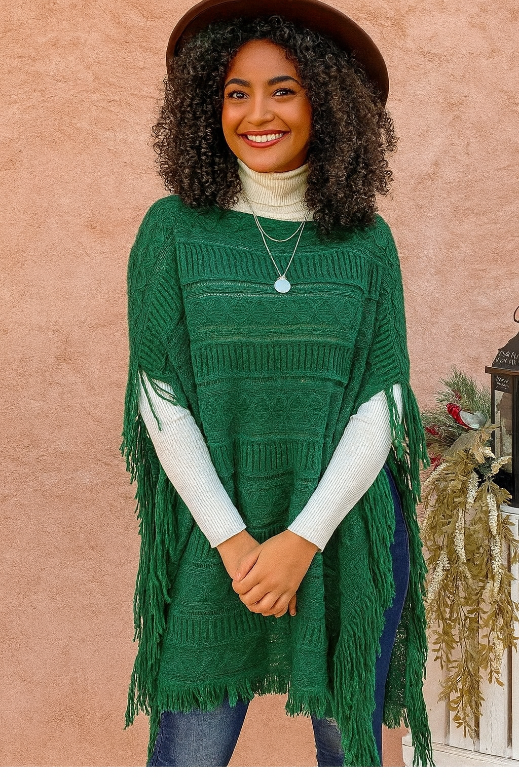 Wrap Me In Sass Fringe Poncho